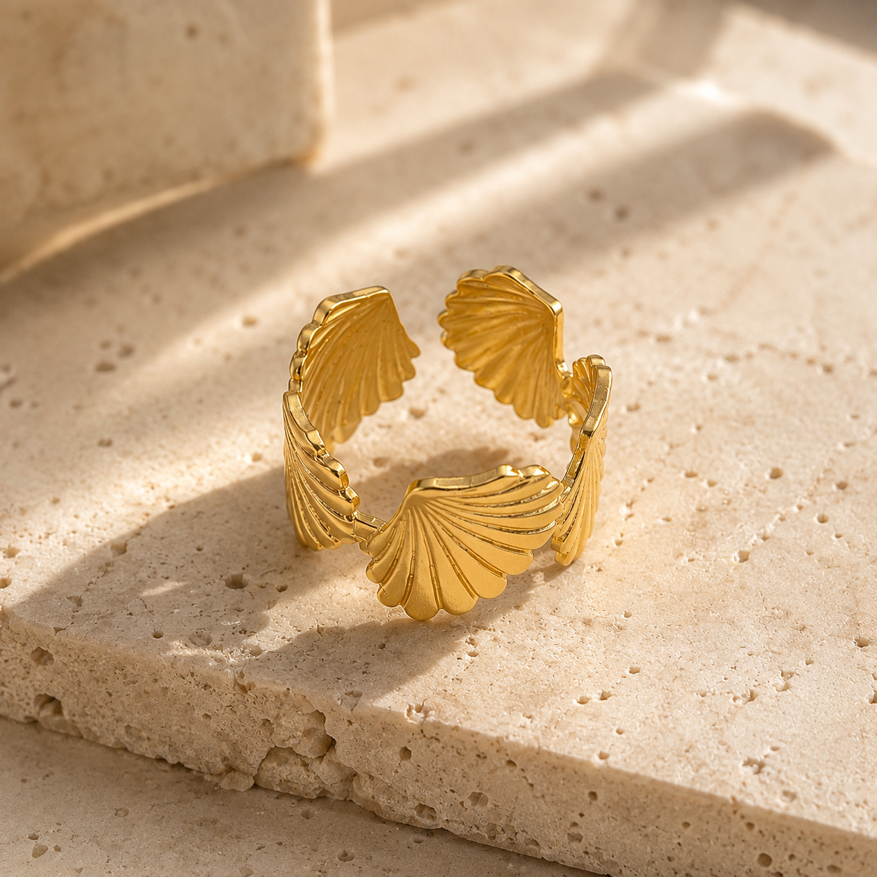 Seashell Statement Ring