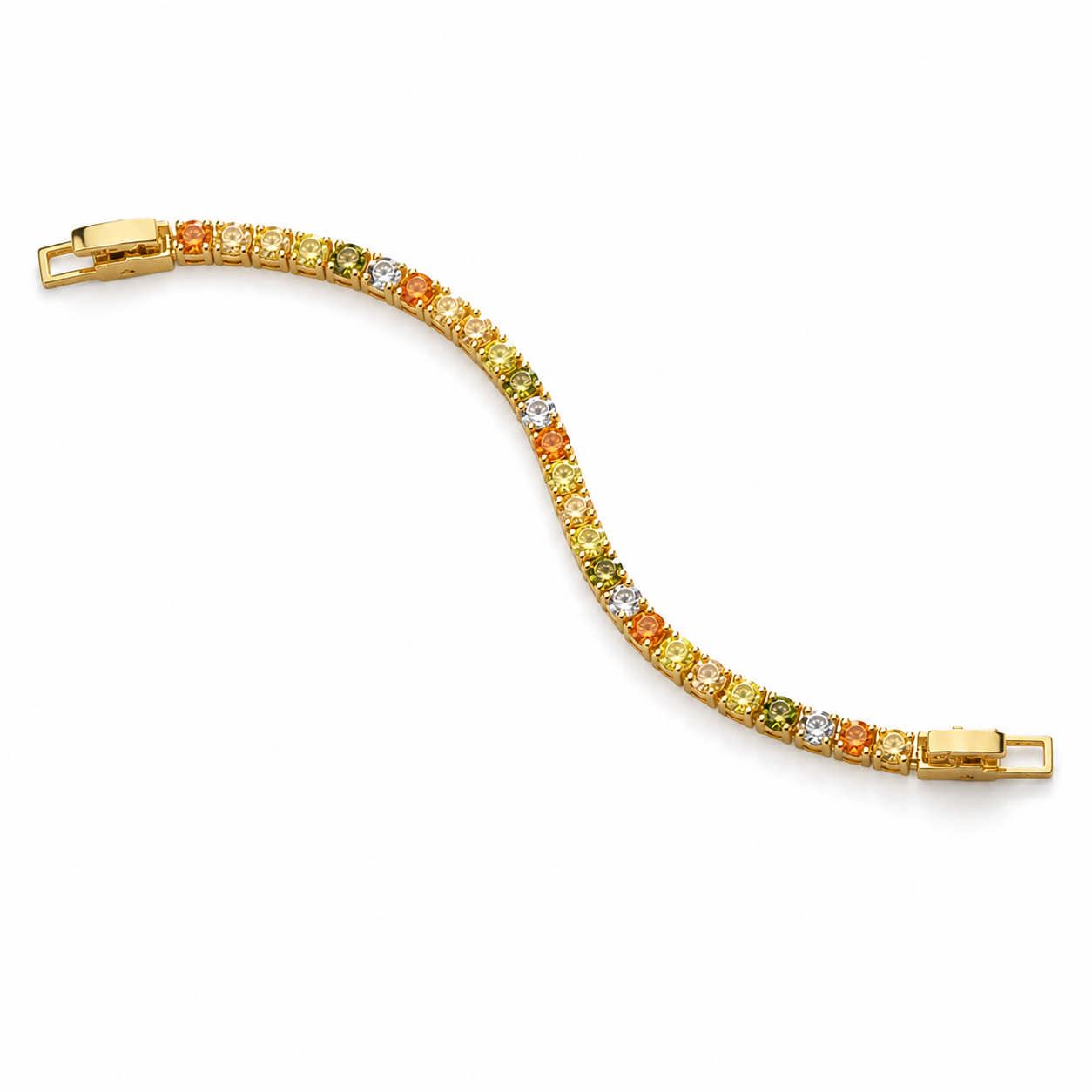 Autumn Luxe Tennis Bracelet