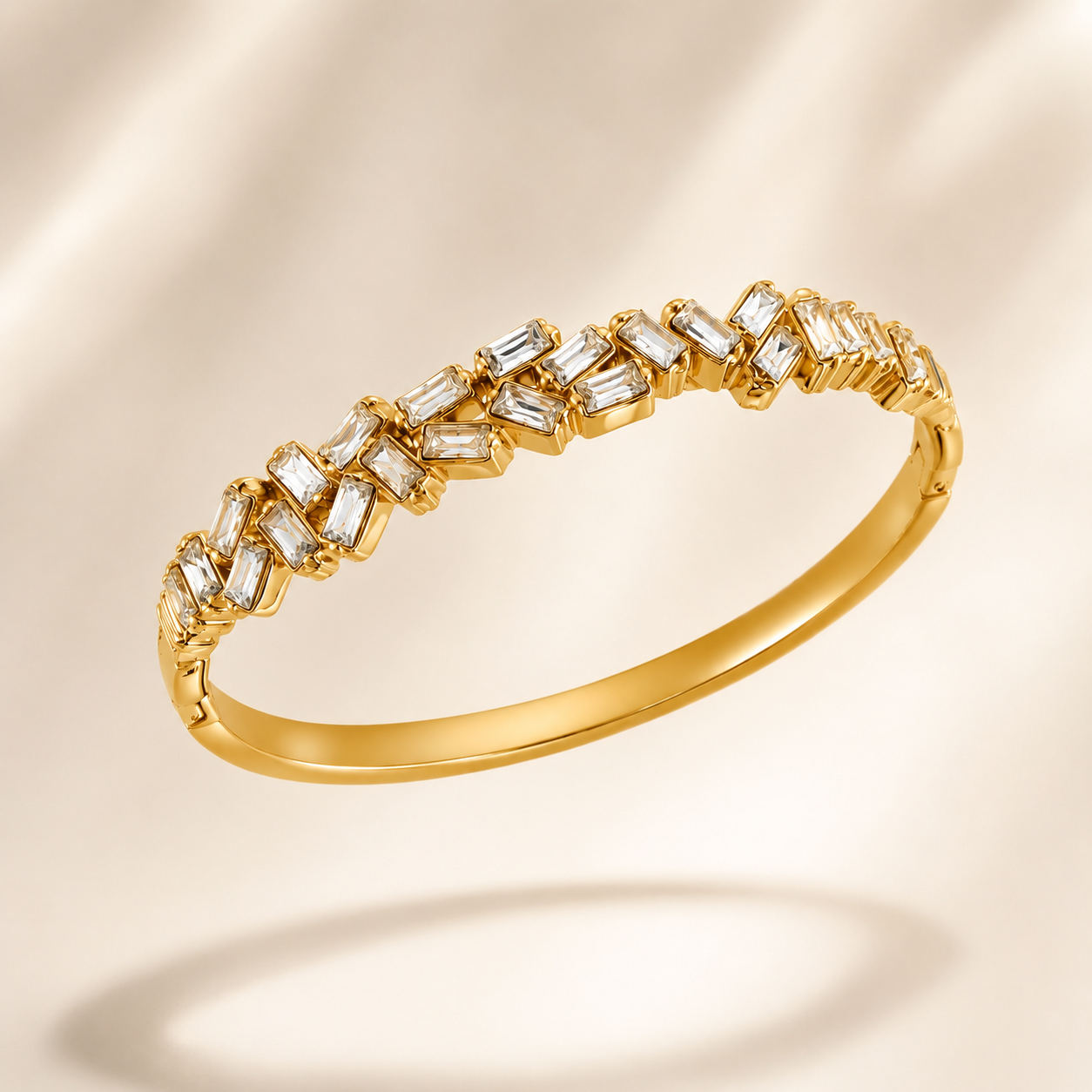 Zigzag Baguette Crystal Bracel