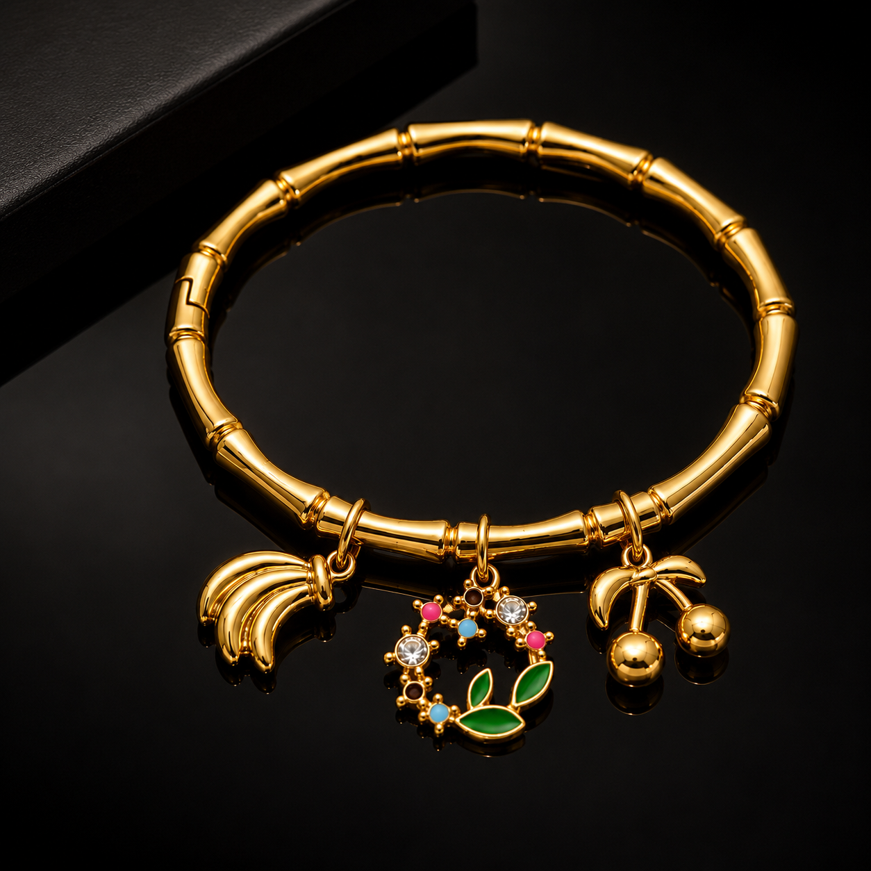 Tropical Charm Bamboo Bracelet