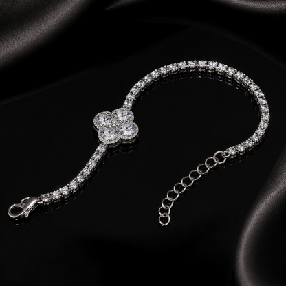 Éclat Clover Tennis Bracelet