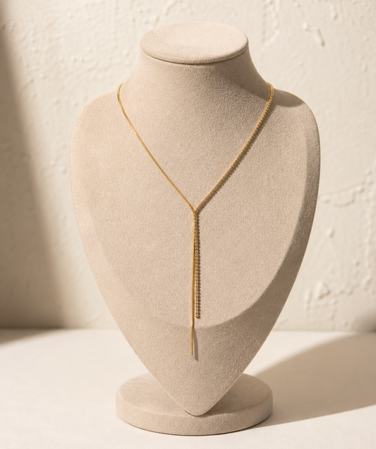 Celeste Luxe Y Drop Lariat Necklace