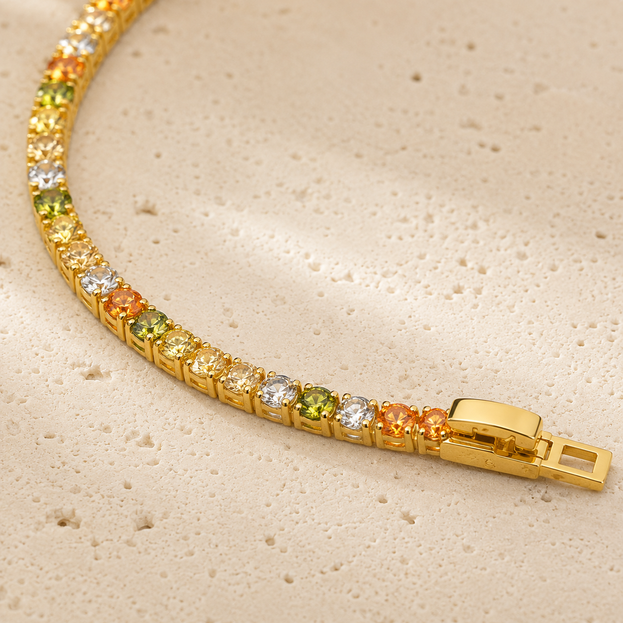 Autumn Luxe Tennis Bracelet