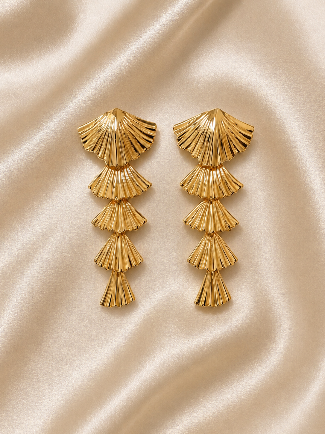 Gilded Shell Earrings
