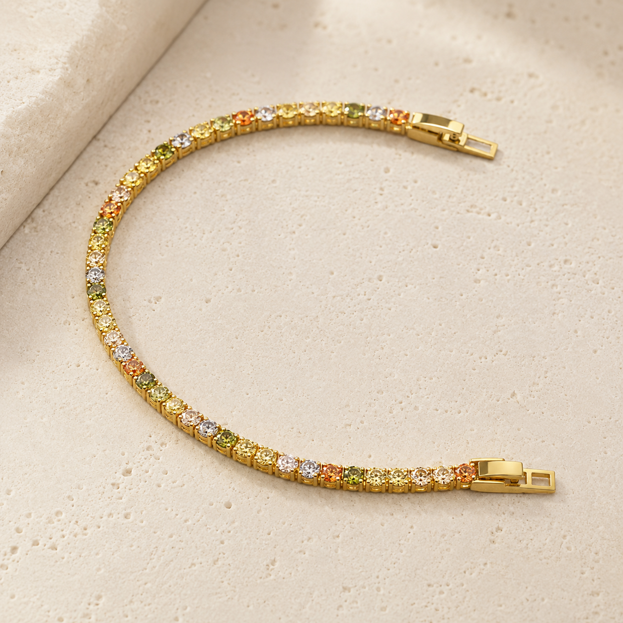 Autumn Luxe Tennis Bracelet