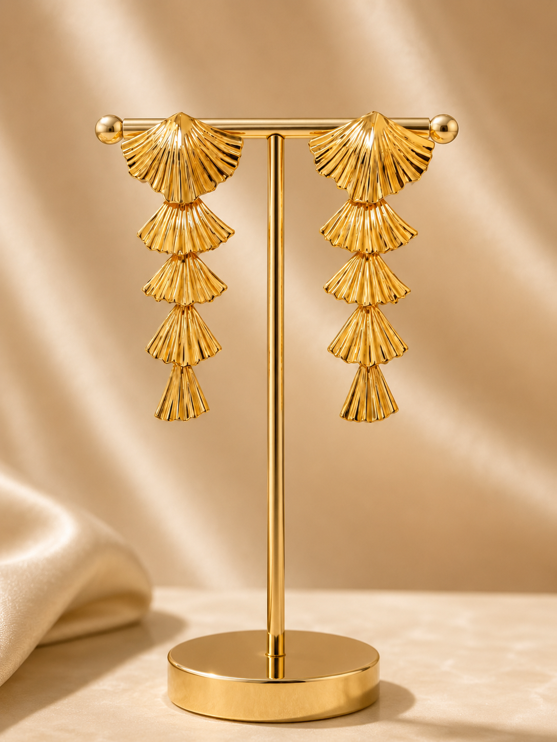 Gilded Shell Earrings