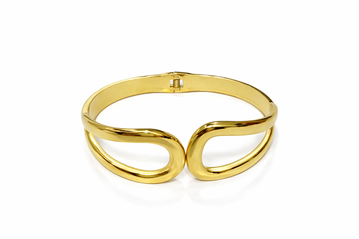 Minimalist Twist Cuff Bracelet