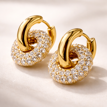 Celeste Dual Luxe Hoops