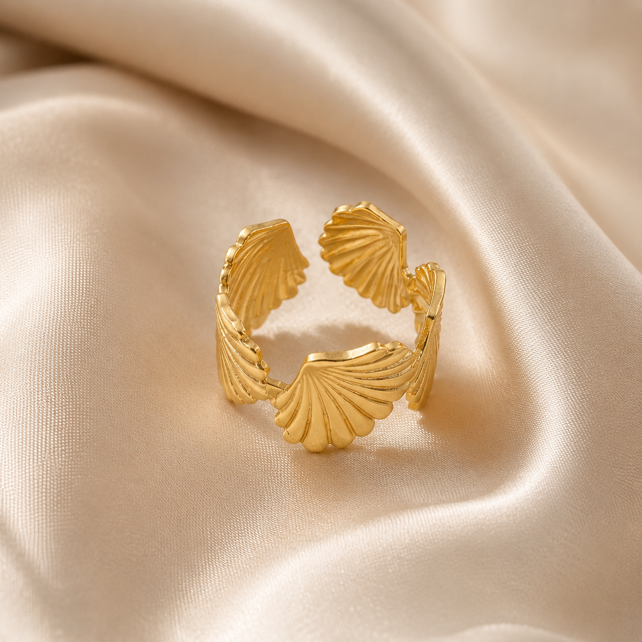 Seashell Statement Ring