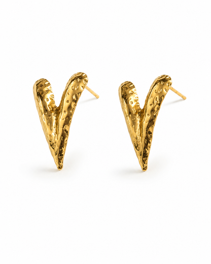Molten Heart Earrings