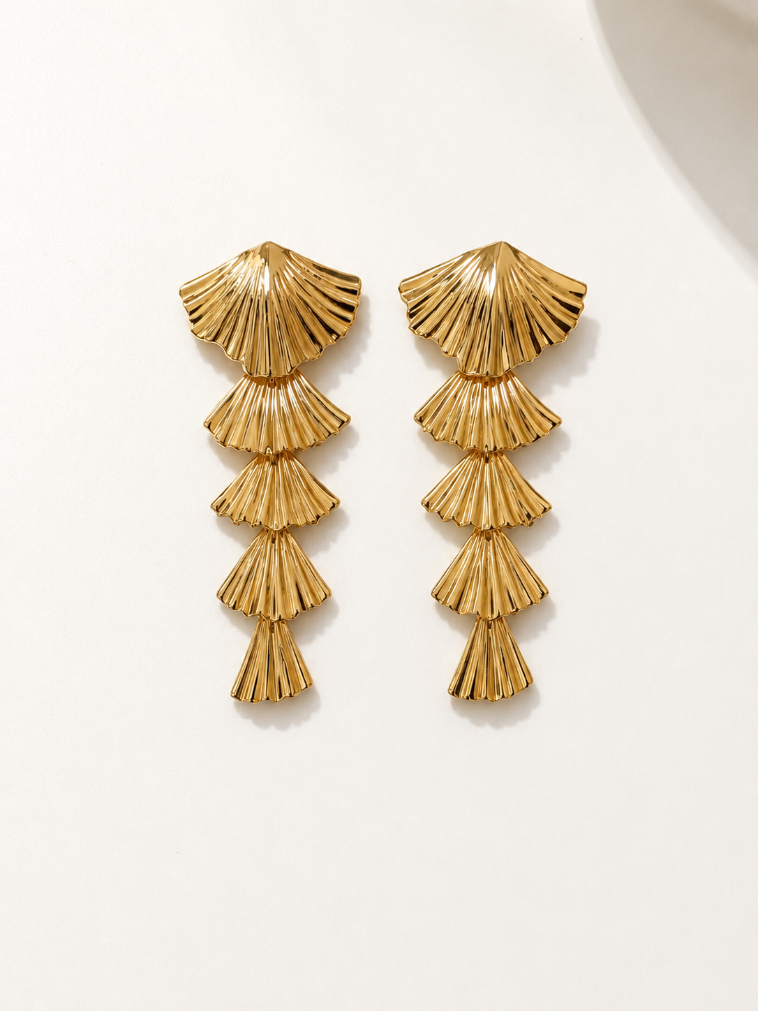 Gilded Shell Earrings