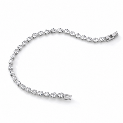 Pearl Éclat Pear Tennis Bracelet