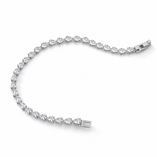 Pearl Éclat Pear Tennis Bracelet
