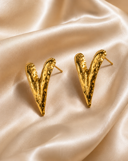 Molten Heart Earrings
