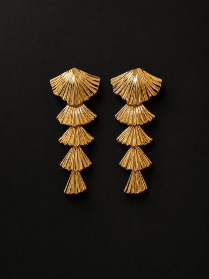 Gilded Shell Earrings