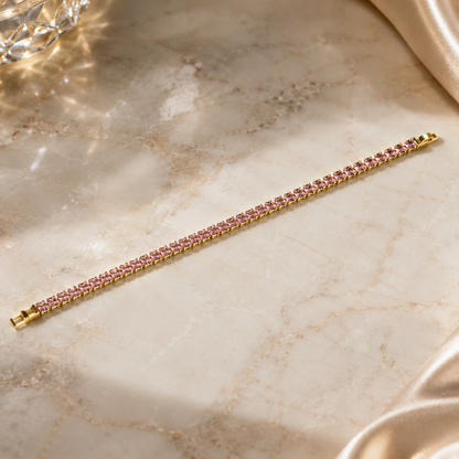 Rosé Luxe Tennis Bracelet