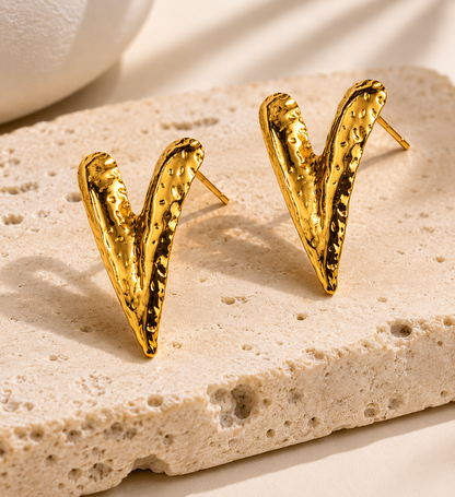 Molten Heart Earrings